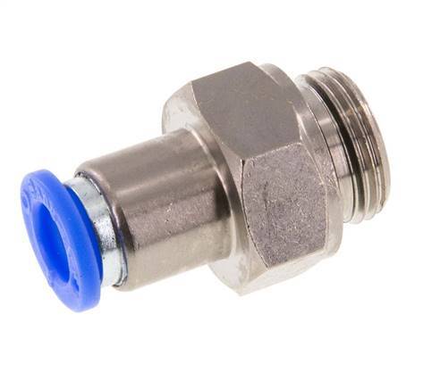 Push-In Fitting 8mm & G3/8'' Male Auto Shut-Off Brass/PBT 0-10bar (0-145psi)