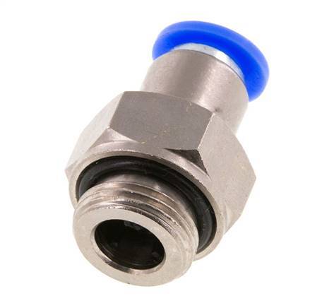 Push-In Fitting 8mm & G3/8'' Male Auto Shut-Off Brass/PBT 0-10bar (0-145psi)