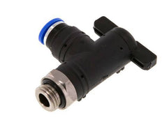 2-Way Elbow Ball Valve 8 mm - G1/4'' Plastic/Brass