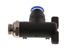 2-Way Elbow Ball Valve 8 mm - G1/4'' Plastic/Brass
