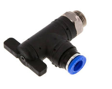 2-Way Elbow Ball Valve 8 mm - G1/4'' Plastic/Brass