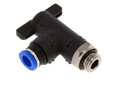 2-Way Elbow Ball Valve 8 mm - G1/4'' Plastic/Brass