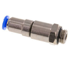 6mm & G1/4'' Quick Swivel Joint Push-In-Male Threads Nickel-Plated Brass/PBT NBR Rotatable