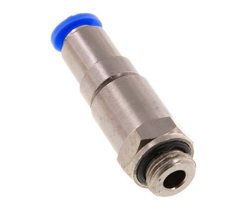 6mm & G1/4'' Quick Swivel Joint Push-In-Male Threads Nickel-Plated Brass/PBT NBR Rotatable