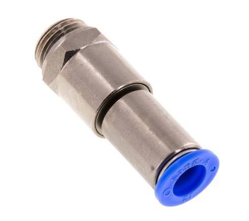 12mm & G1/2'' Quick Swivel Joint Push-In-Male Threads Nickel-Plated Brass/PBT NBR Rotatable