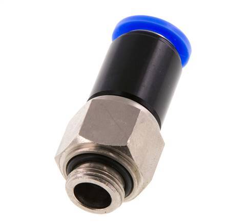 12mm & G3/8'' Swivel Joint Push-In-Male Threads Nickel-Plated Brass/PBT NBR Rotatable