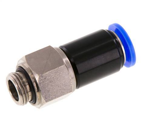 12mm & G3/8'' Swivel Joint Push-In-Male Threads Nickel-Plated Brass/PBT NBR Rotatable