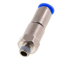 8mm & R1/8'' Quick Swivel Joint Push-In-Male Threads Nickel-Plated Brass/PBT NBR Rotatable