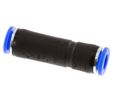 Push-In Fitting 8mm Auto Shut-Off Brass/PBT 0-10bar (0-145psi)