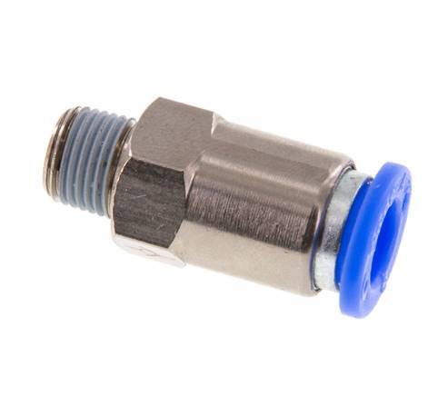 Push-In Check Valve 8mm & R1/8'' Male Brass/PBT 0.2-10bar (3-145psi) Hose-Thread