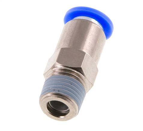 Push-In Check Valve 8mm & R1/4'' Male Brass/PBT 0.2-10bar (3-145psi) Hose-Thread
