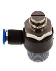 Flow Control Silencer Meter-Out Elbow 8 mm - R1/2'' Brass/PA 66