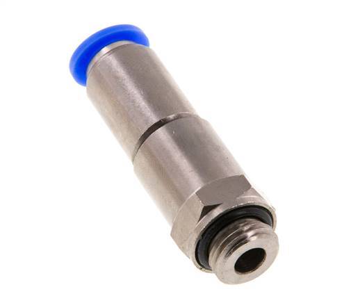 8mm & G1/4'' Quick Swivel Joint Push-In-Male Threads Nickel-Plated Brass/PBT NBR Rotatable