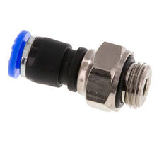 6mm & G1/4'' Swivel Joint Push-In-Male Threads Nickel-Plated Brass/PBT NBR Rotatable