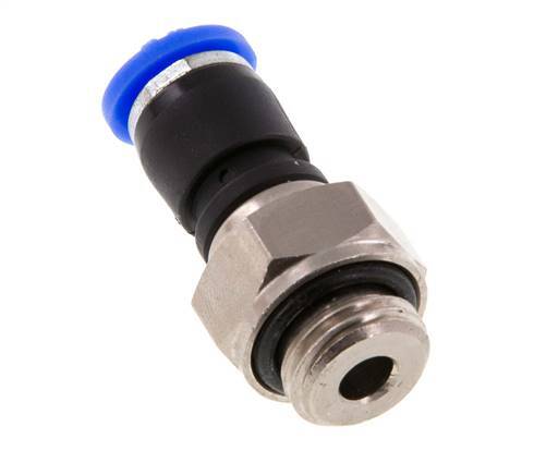 6mm & G1/4'' Swivel Joint Push-In-Male Threads Nickel-Plated Brass/PBT NBR Rotatable