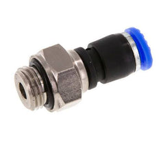 6mm & G1/4'' Swivel Joint Push-In-Male Threads Nickel-Plated Brass/PBT NBR Rotatable