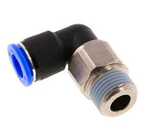 12mm & R1/2'' Elbow Swivel Joint Push-In-Male Threads Nickel-Plated Brass/PBT NBR Rotatable
