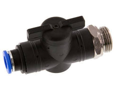2-Way Straight Ball Valve 10 mm - G1/2'' Plastic/Brass