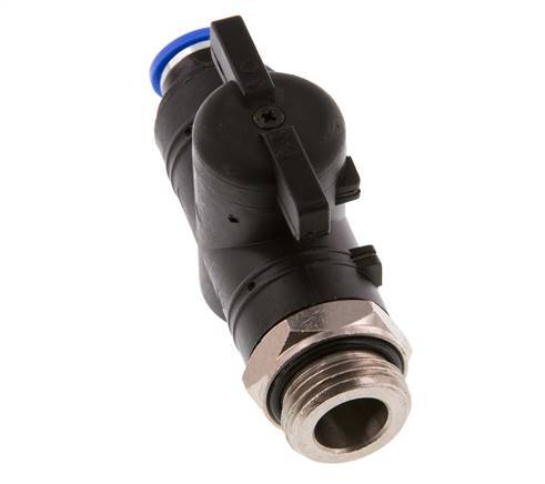2-Way Straight Ball Valve 10 mm - G1/2'' Plastic/Brass