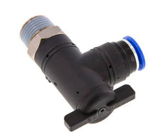 2-Way Elbow Ball Valve 12 mm - R1/2'' Plastic/Brass