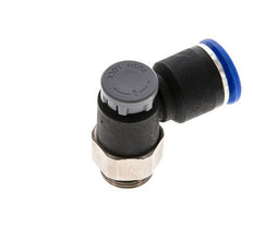 Flow Control Valve Meter-Out Elbow 12 mm - G3/8'' Brass/PA 66 Locknut