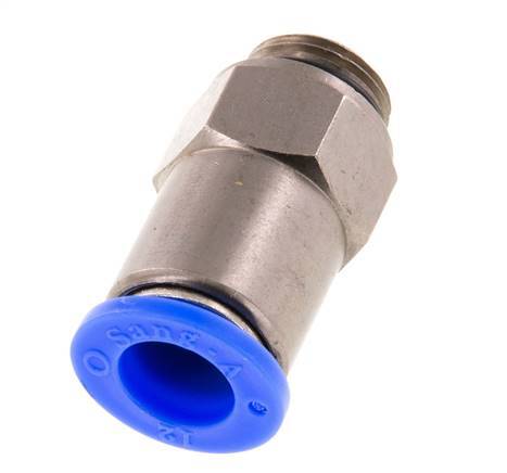 Push-In Fitting 12mm & G3/8'' Male Auto Shut-Off Brass/PBT 0-10bar (0-145psi)