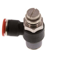 Flow Control Silencer Meter-In Elbow 10 mm - R3/8'' Brass/PA 66