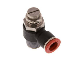 Flow Control Silencer Meter-In Elbow 10 mm - R3/8'' Brass/PA 66