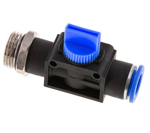 3/2-Way Shut-Off Hand Valve 12 mm - G1/2'' Plastic/Brass Thread-side venting