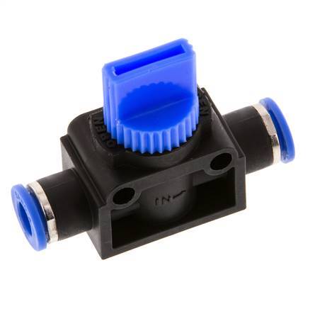 3/2-Way Shut-Off Hand Valve 6 mm Plastic/Brass