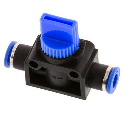 3/2-Way Shut-Off Hand Valve 6 mm Plastic/Brass