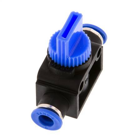 3/2-Way Shut-Off Hand Valve 6 mm Plastic/Brass