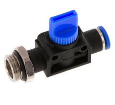 3/2-Way Shut-Off Hand Valve 8 mm - G3/8'' Plastic/Brass Thread-side venting