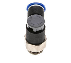 Flow Control Valve Meter-Out Elbow 10 mm - G3/8'' Brass/PA 66 Locknut