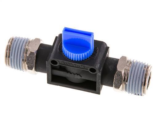 3/2-Way Shut-Off Hand Valve R1/2'' Plastic/Brass