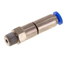 4mm & R1/8'' Quick Swivel Joint Push-In-Male Threads Nickel-Plated Brass/PBT NBR Rotatable