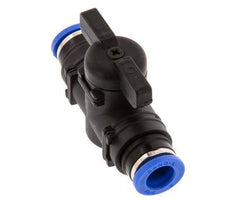 2-Way Straight Ball Valve 8 mm Plastic/Brass