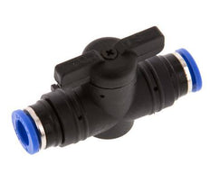 2-Way Straight Ball Valve 8 mm Plastic/Brass