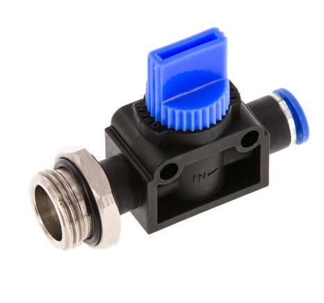 3/2-Way Shut-Off Hand Valve 6 mm - G3/8'' Plastic/Brass Tube-side venting