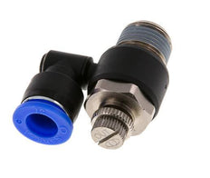 Flow Control Silencer Meter-Out Rotatable 12 mm - R1/2'' Brass/PA 66