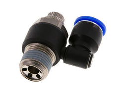 Flow Control Silencer Meter-Out Rotatable 12 mm - R1/2'' Brass/PA 66