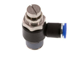 Flow Control Silencer Meter-Out Elbow 8 mm - R3/8'' Brass/PA 66