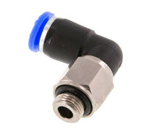 6mm & G1/8'' Elbow Swivel Joint Push-In-Male Threads Nickel-Plated Brass/PBT NBR Rotatable