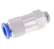 Push-In Check Valve 12mm & G3/8'' Male Aluminum 0.2-10bar (3-145psi) Hose-Thread