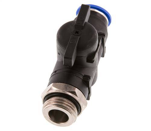 2-Way Straight Ball Valve 12 mm - G1/2'' Plastic/Brass