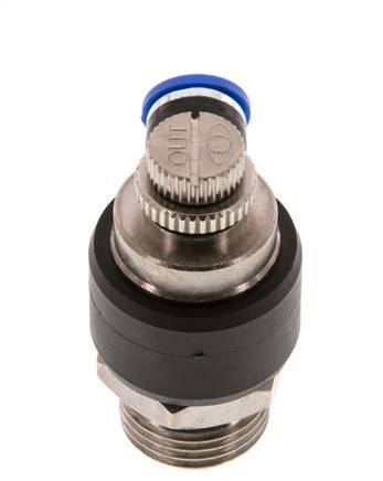 Flow Control Silencer Meter-Out Elbow 8 mm - G1/2'' Brass/PA 66