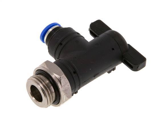 2-Way Elbow Ball Valve 6 mm - G3/8'' Plastic/Brass