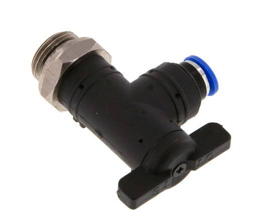 2-Way Elbow Ball Valve 6 mm - G3/8'' Plastic/Brass