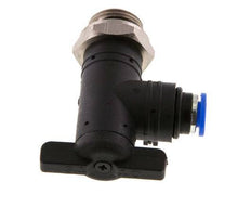 2-Way Elbow Ball Valve 6 mm - G3/8'' Plastic/Brass