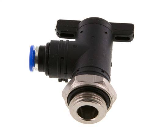 2-Way Elbow Ball Valve 6 mm - G3/8'' Plastic/Brass